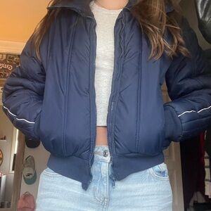 Vintage cropped ossi ski gear jacket